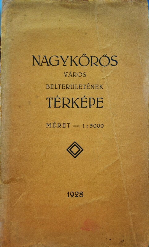 NAGYKŐRÖS VÁROS BELTERÜLETÉNEK TÉRKÉPE