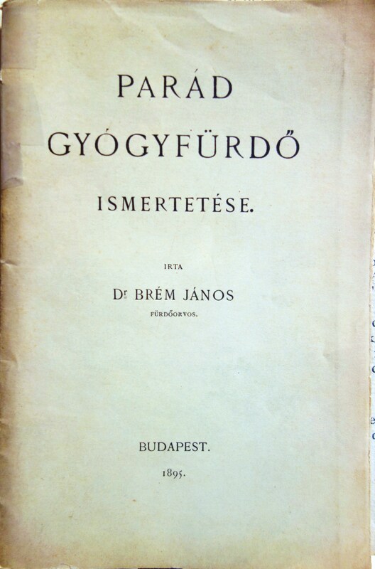 Parádi természetes arsen - és vas-tartalmu ásványvíz