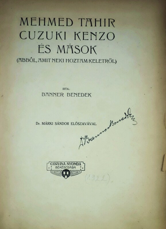 Banner Benedek: Mehmed Tahir Cuzuki Kenzo és mások