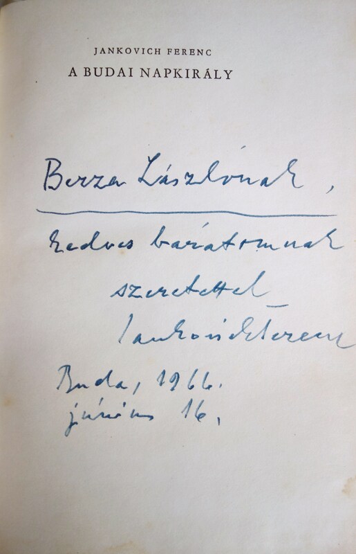 Jankovich Ferenc: A budai napkirály