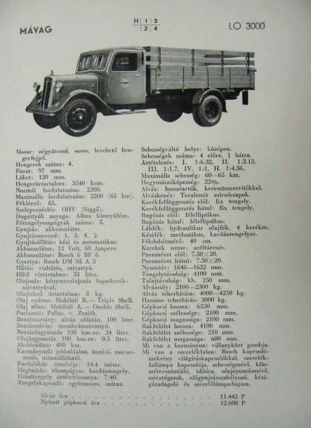 DÉVÁN István (összeáll): Autótipuskönyv ... 1939.