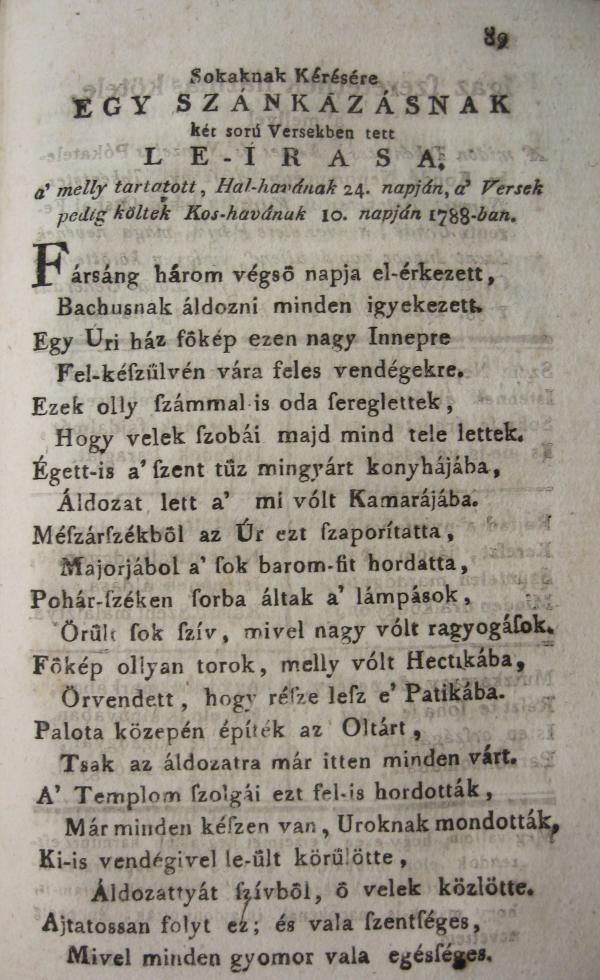 GVADÁNYI József,gróf: ...  idő töltés ...