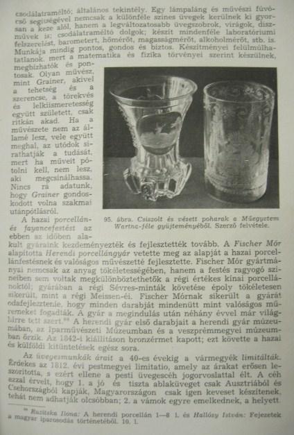 SÁGHELYI Lajos: A magyar üvegesipar története.