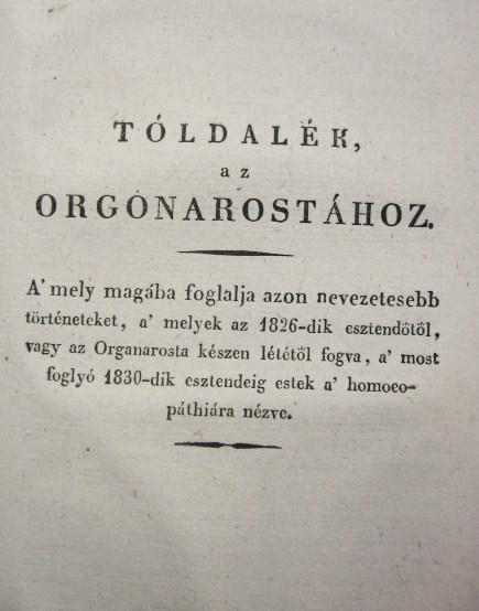 HAHNEMANN, Sámuel:Organon-a+KOVÁTS Mihály:Antiorganon (2 mű)
