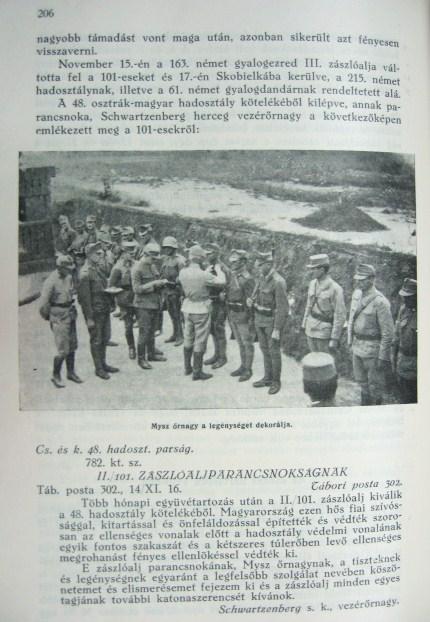 MACHALEK Pál: 101.cs. és kir. gy.ezred története 1883-1918.