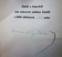 KOSZTOLÁNYI Dezső: Négy fal között. Versek.