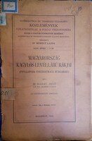 Daday Jenő: Magyarország kagylós levéllábú rákjai