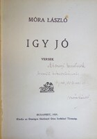 Móra László: Igy jó