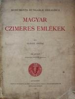 ÁLDÁSY Antal: Magyar czimeres emlékek.  Töredék! 3/3. füzet.